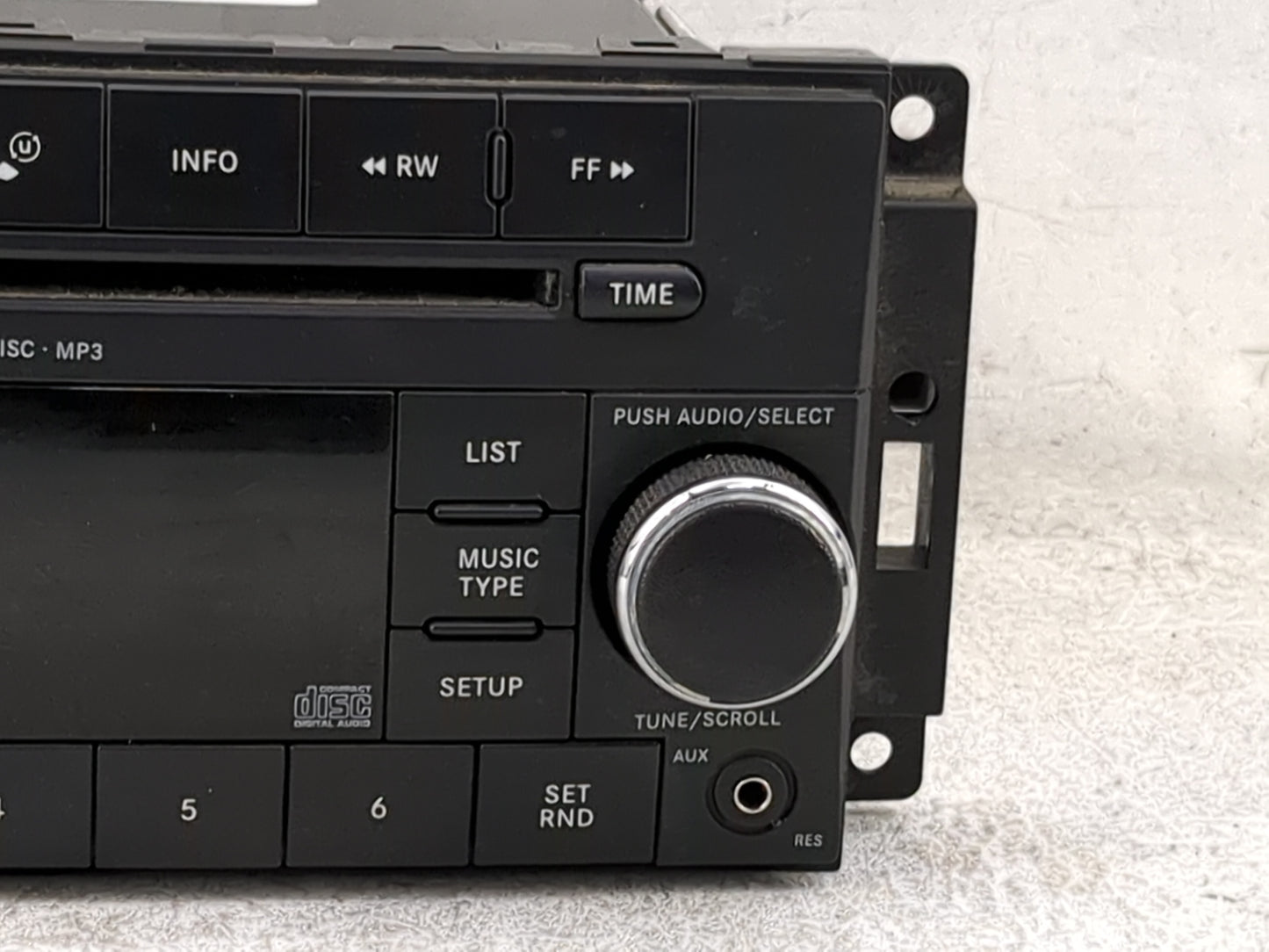 2009-2010 Dodge Ram 1500 Radio AM FM Cd Player Receiver Replacement P/N:P68021163AE Fits Fits 2008 2009 2010 2011 OEM Used A