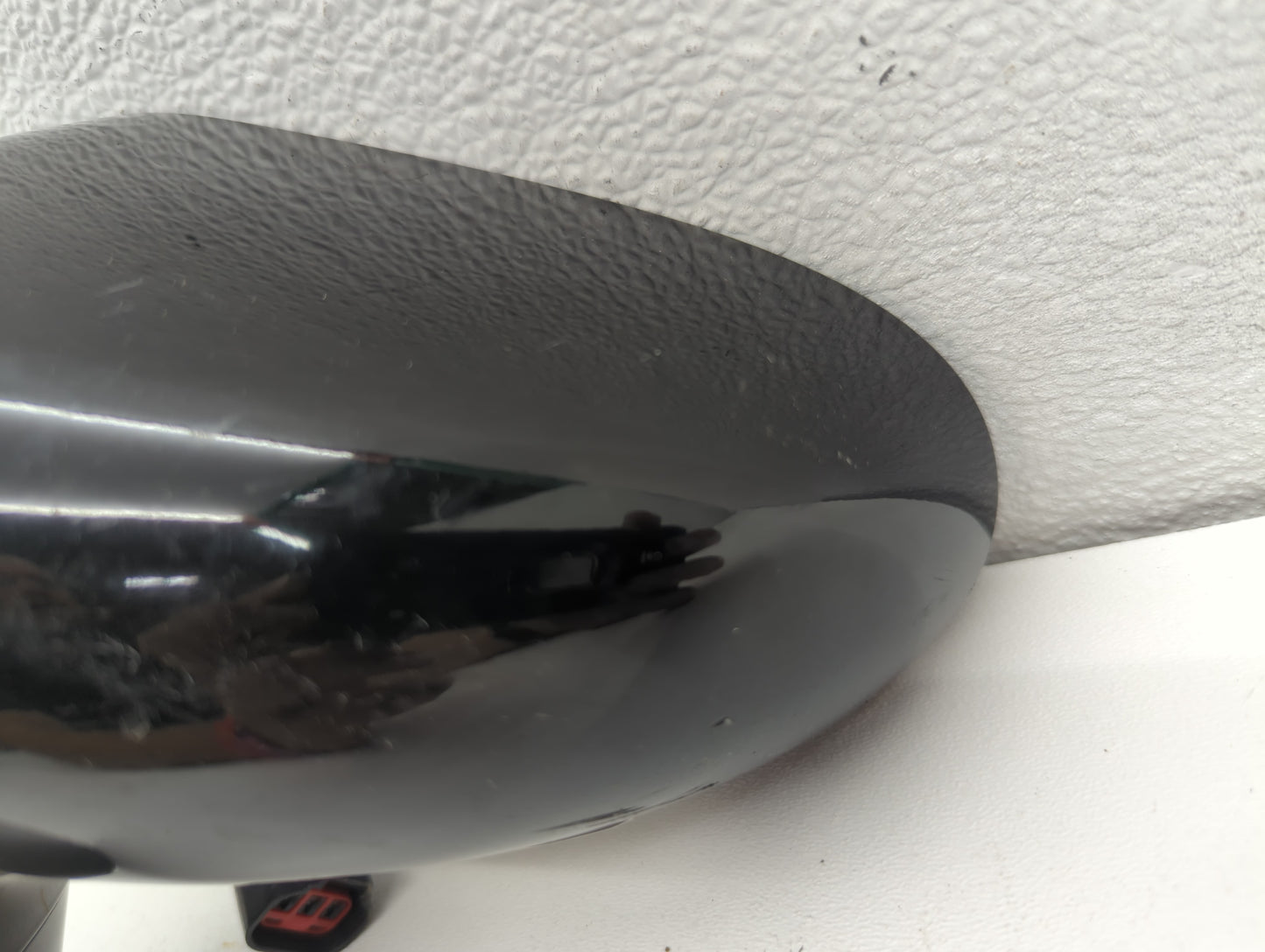 Fiat Stilo Driver Left Side View Manual Door Mirror Black - Oemusedautoparts1.com