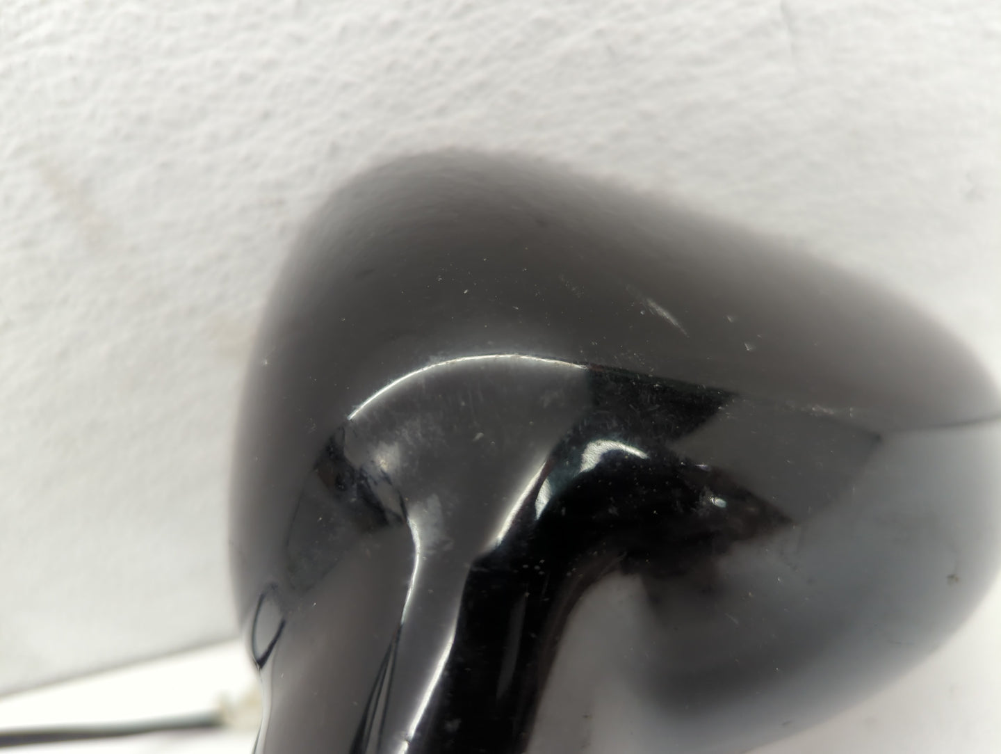 Fiat Stilo Driver Left Side View Manual Door Mirror Black - Oemusedautoparts1.com