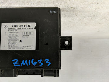 Fob Case Mercedes-benz Chassis Control Module Ccm Bcm Body Control