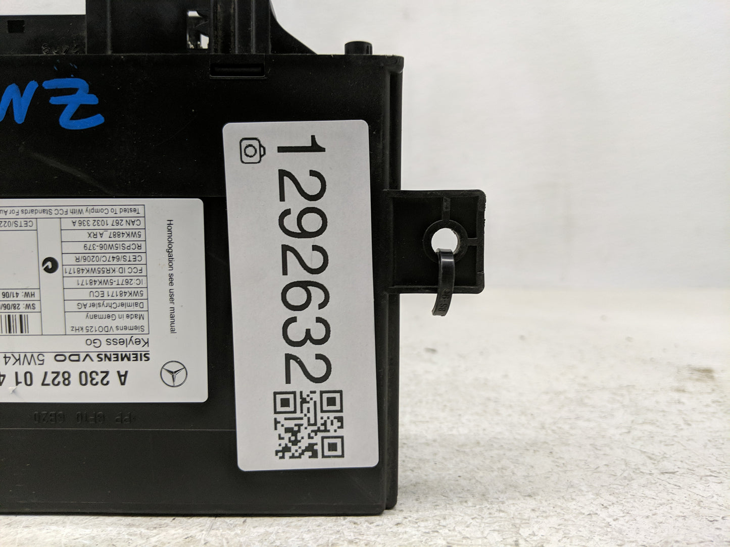 Fob Case Mercedes-benz Chassis Control Module Ccm Bcm Body Control - Oemusedautoparts1.com
