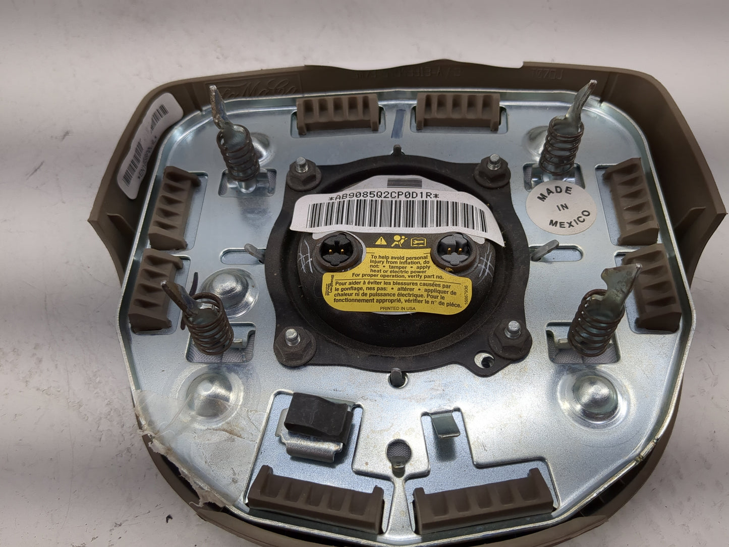 2005-2011 Ford Crown Victoria Air Bag Driver Left Steering Wheel Mounted P/N:5W7Z54043B13BAA Fits OEM Used Auto Parts - Oemu