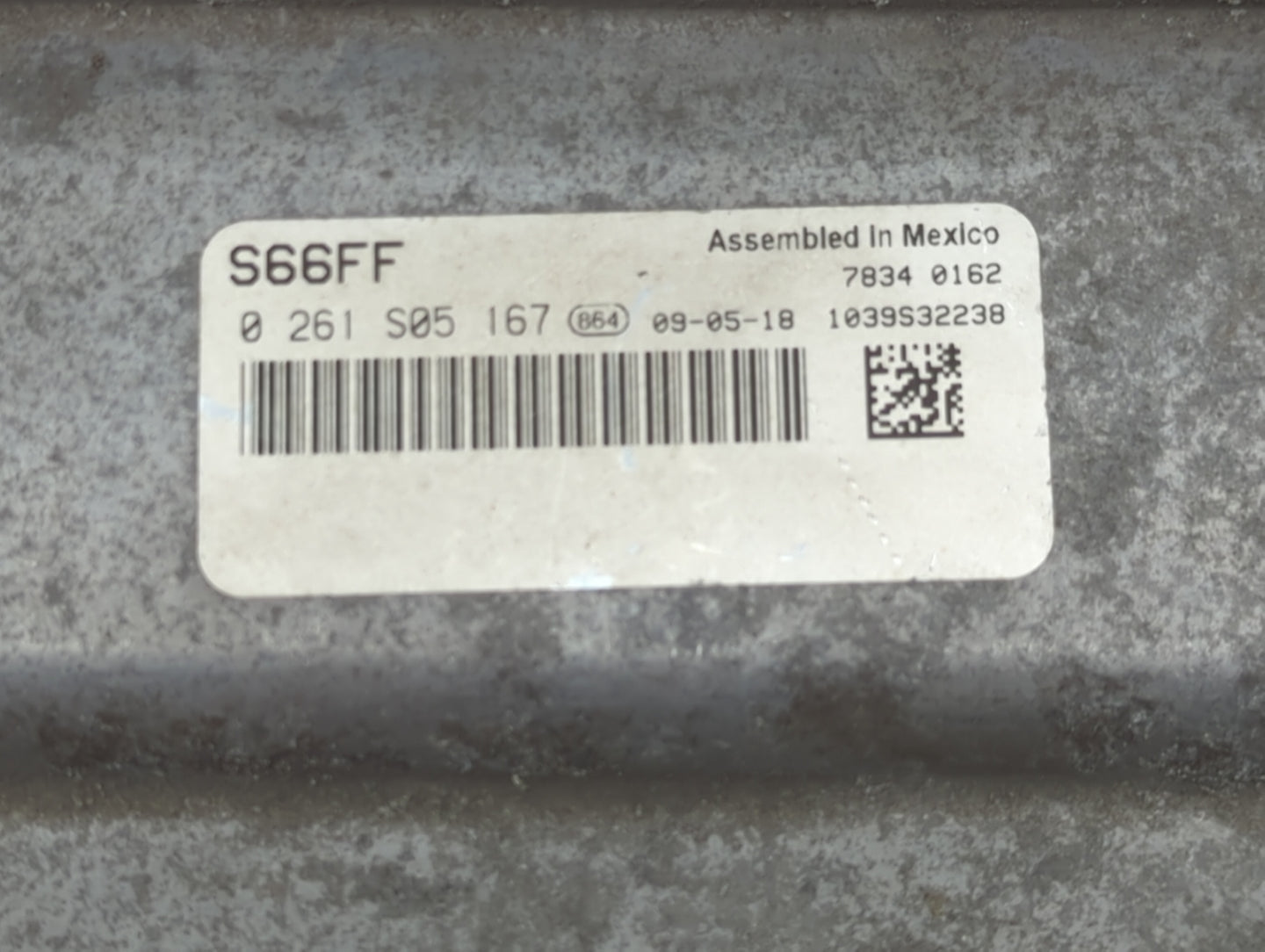 2009 Ford E-250 Econoline PCM Engine Control Computer ECU ECM PCU OEM P/N:9C2A-12A650-ARB 0 261 S05 167 Fits OEM Used Auto P