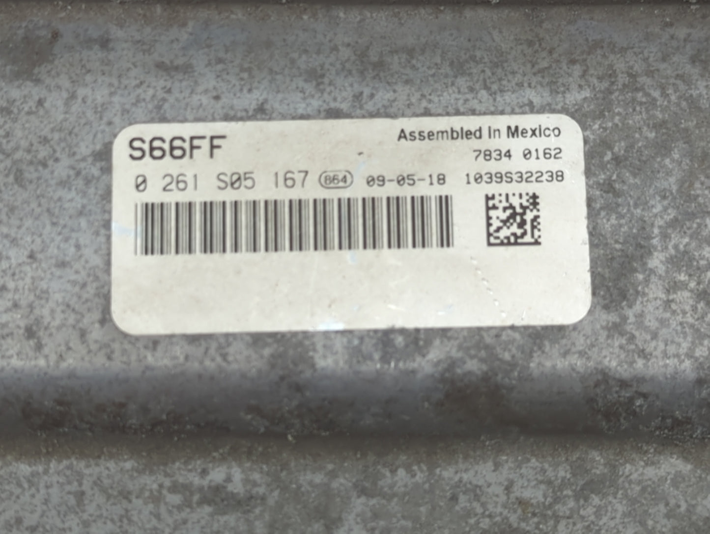 2009 Ford E-250 Econoline PCM Engine Control Computer ECU ECM PCU OEM P/N:9C2A-12A650-ARB 0 261 S05 167 Fits OEM Used Auto P