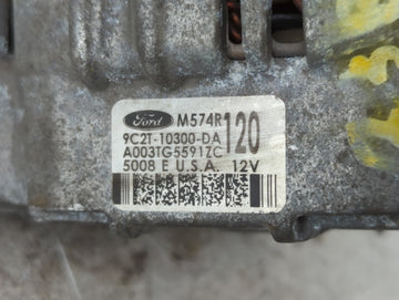 2009 Ford E-350 Econoline Alternator Replacement Generator Charging Assembly Engine OEM P/N:A003TG5591ZC 9C2T-10300-DA Fits OEM Used Auto Parts