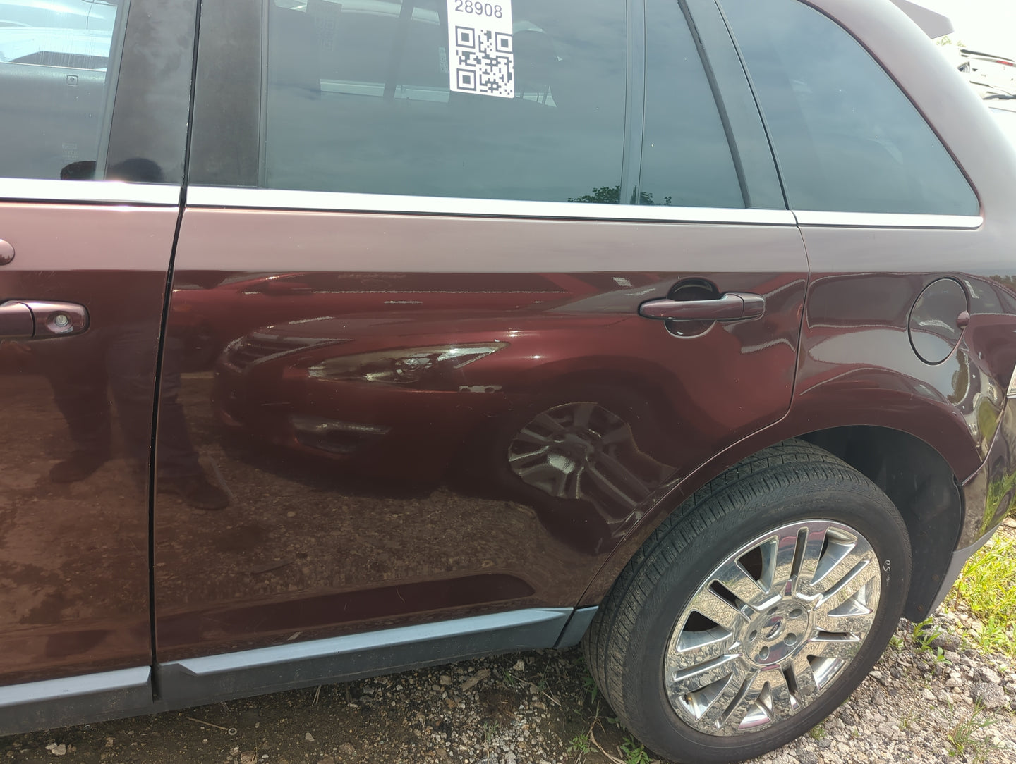 2007-2010 Ford Edge Driver Rear Door Oem - Oemusedautoparts1.com