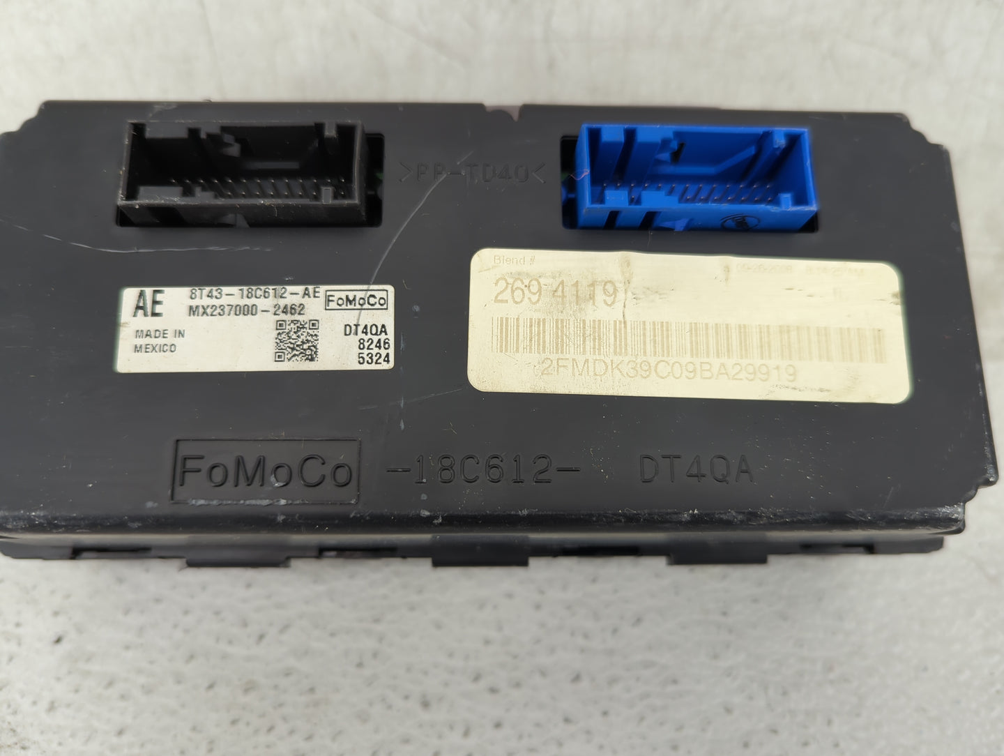 2007-2010 Ford Edge Climate Control Module Temperature AC/Heater Replacement P/N:8T43-18C612-AE Fits Fits 2007 2008 2009 201