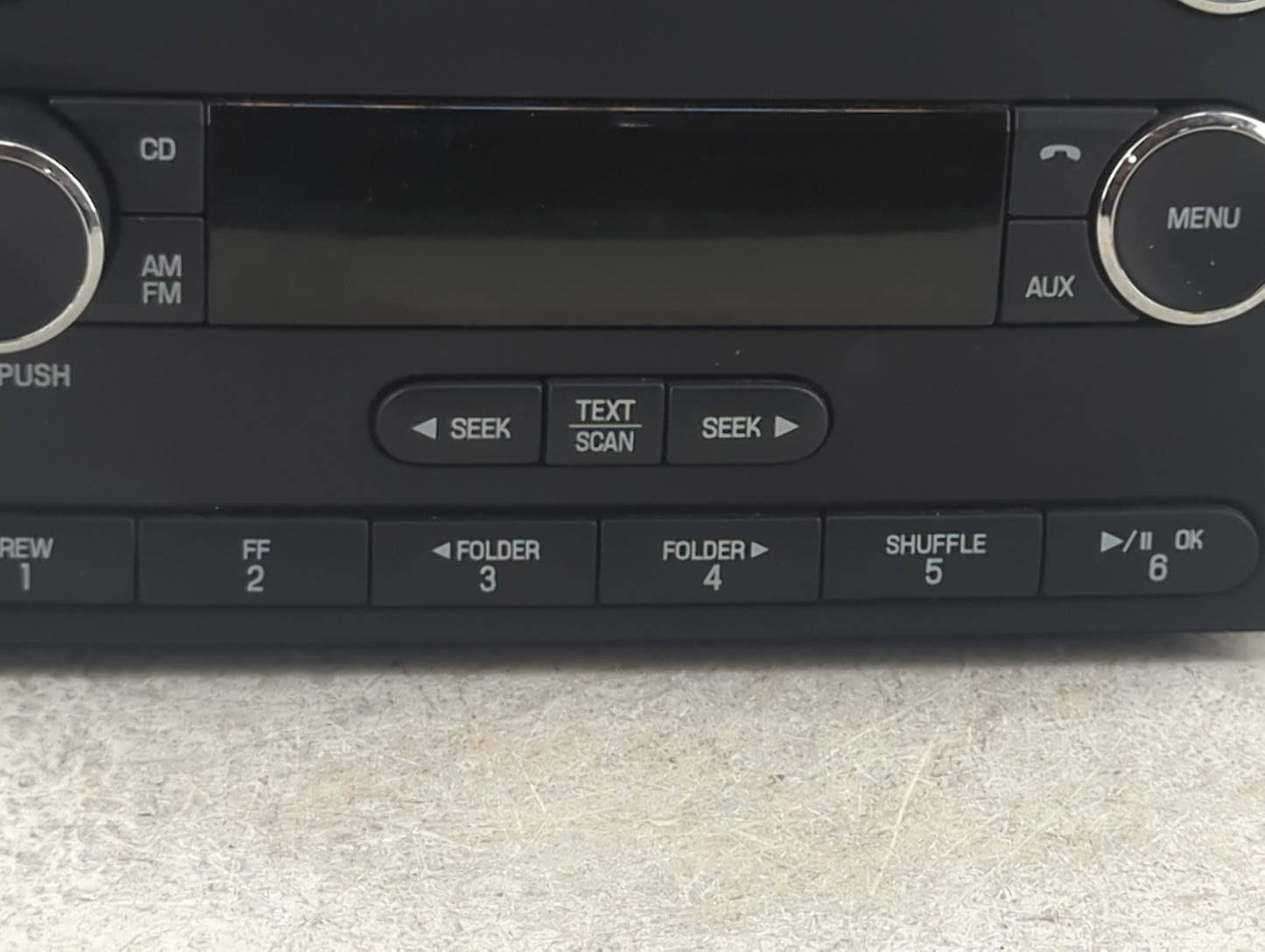 2008 Ford Edge Radio AM FM Cd Player Receiver Replacement P/N:8T4T-18C815-FC 28129536 Fits OEM Used Auto Parts - Oemusedauto