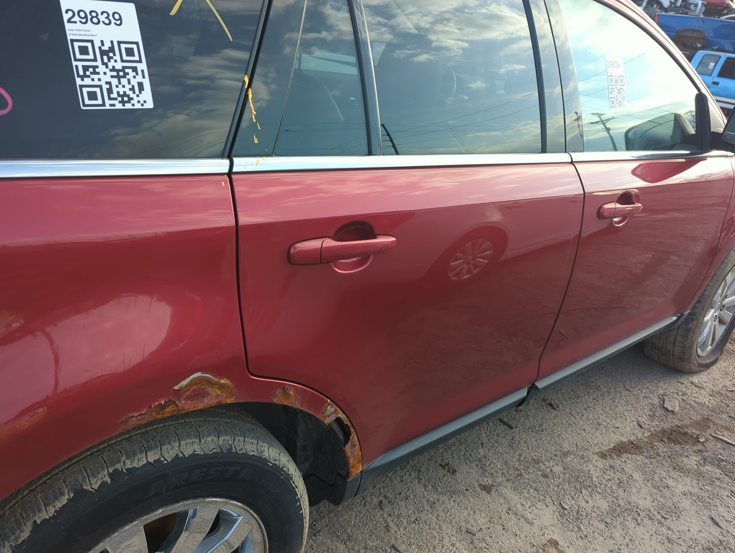 2007-2010 Ford Edge Passenger Rear Door Oem 5003717 - Oemusedautoparts1.com