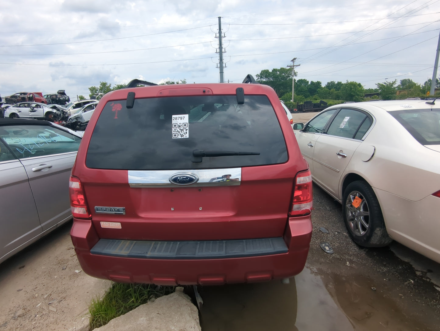 2008-2009 Ford Escape Trunk/decklid/hatch/tailgate Oem - Oemusedautoparts1.com