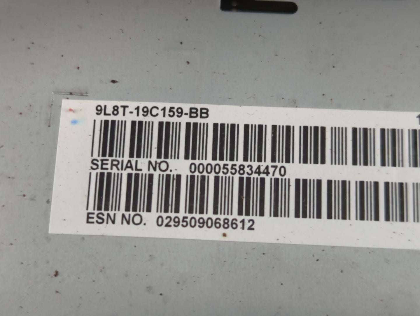 2009 Ford Escape Radio AM FM Cd Player Receiver Replacement P/N:9L8T-19C159-BB Fits OEM Used Auto Parts - Oemusedautoparts1.