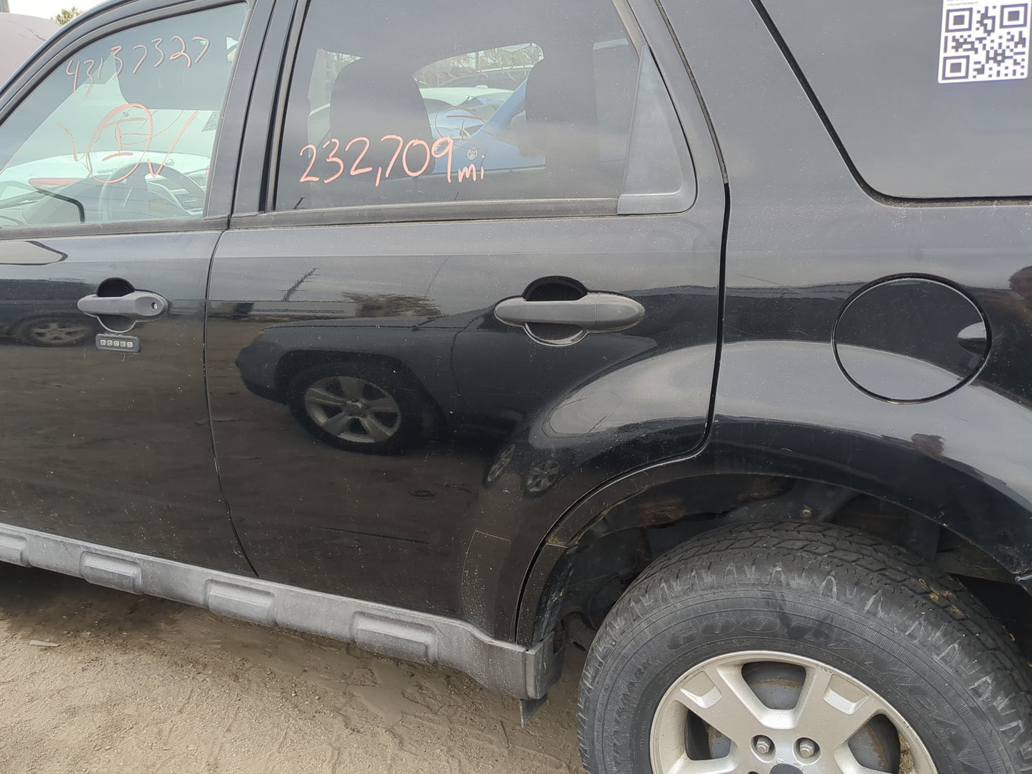 2008-2012 Ford Escape Driver Rear Door Oem - Oemusedautoparts1.com