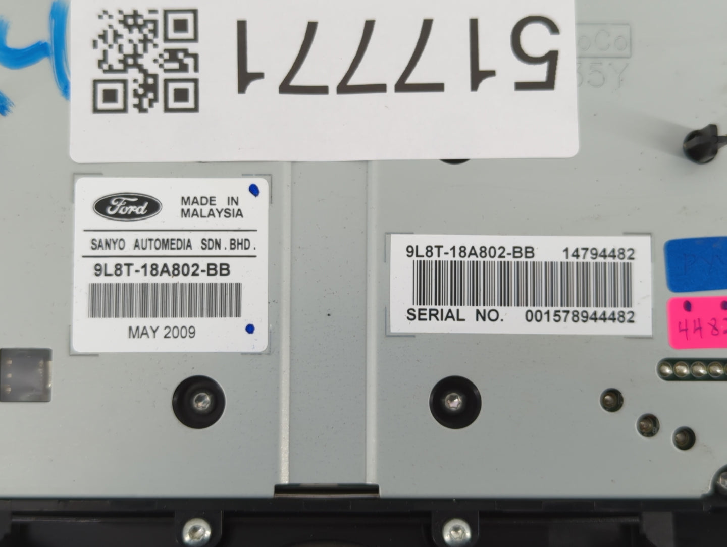 2009-2012 Ford Escape Radio Control Panel - Oemusedautoparts1.com