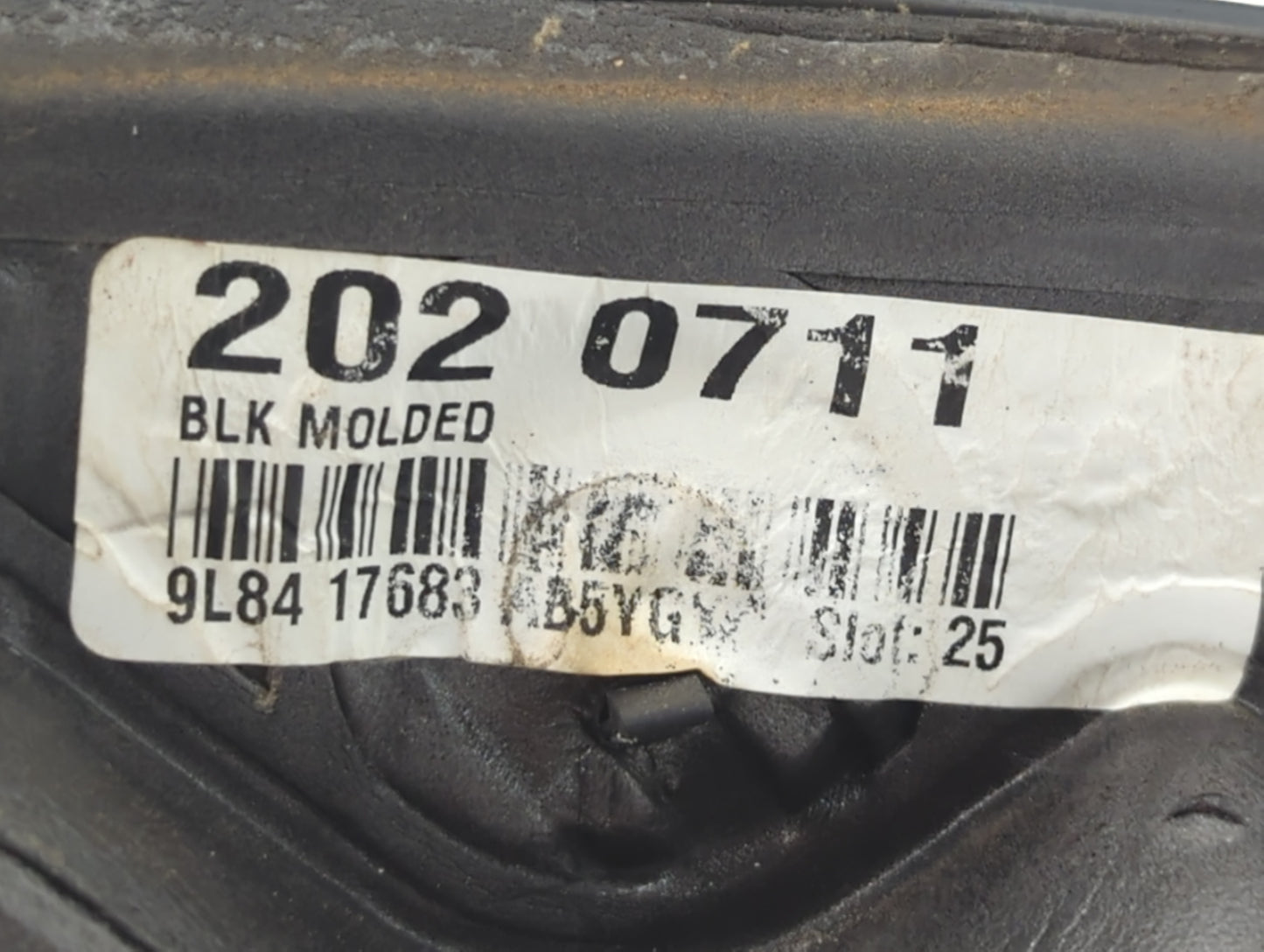 2008-2009 Ford Escape Driver Left Side View Manual Door Mirror Black - Oemusedautoparts1.com