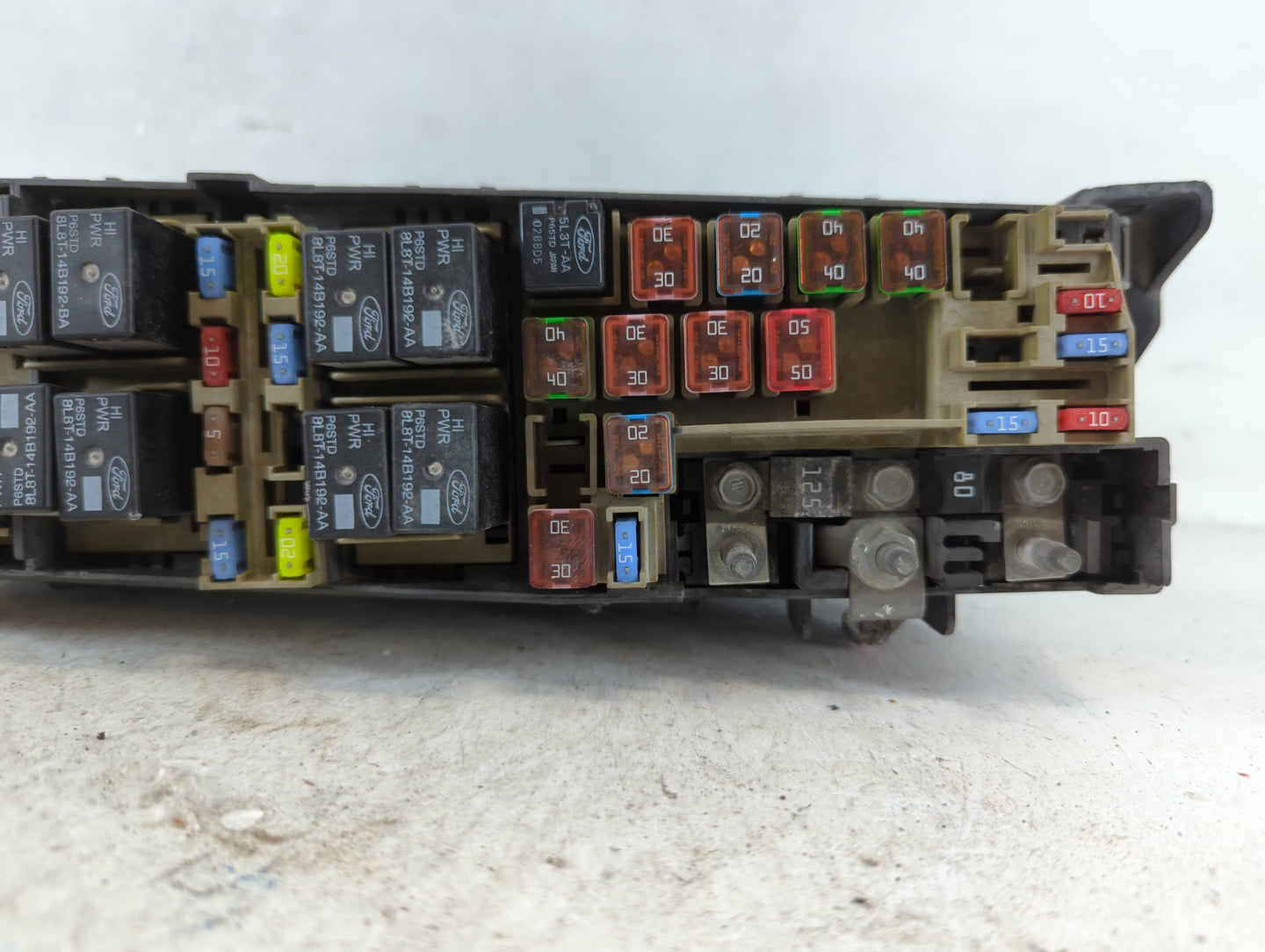 2009 Ford Escape Fusebox Fuse Box Panel Relay Module P/N:9L8T-14A003-BB Fits OEM Used Auto Parts - Oemusedautoparts1.com