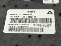 2009 Ford Expedition Overhead Roof Console - Oemusedautoparts1.com
