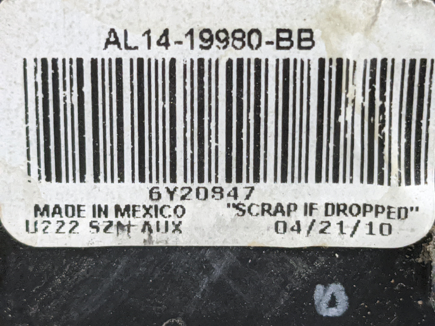 2009 Ford Expedition Climate Control Module Temperature AC/Heater Replacement P/N:AL14-19980-BB Fits OEM Used Auto Parts - O