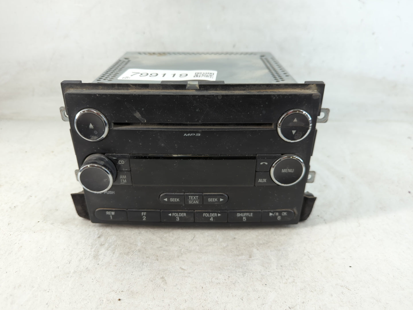 2009 Ford Expedition Radio AM FM Cd Player Receiver Replacement P/N:9L1T-18C869-CB Fits OEM Used Auto Parts - Oemusedautopar