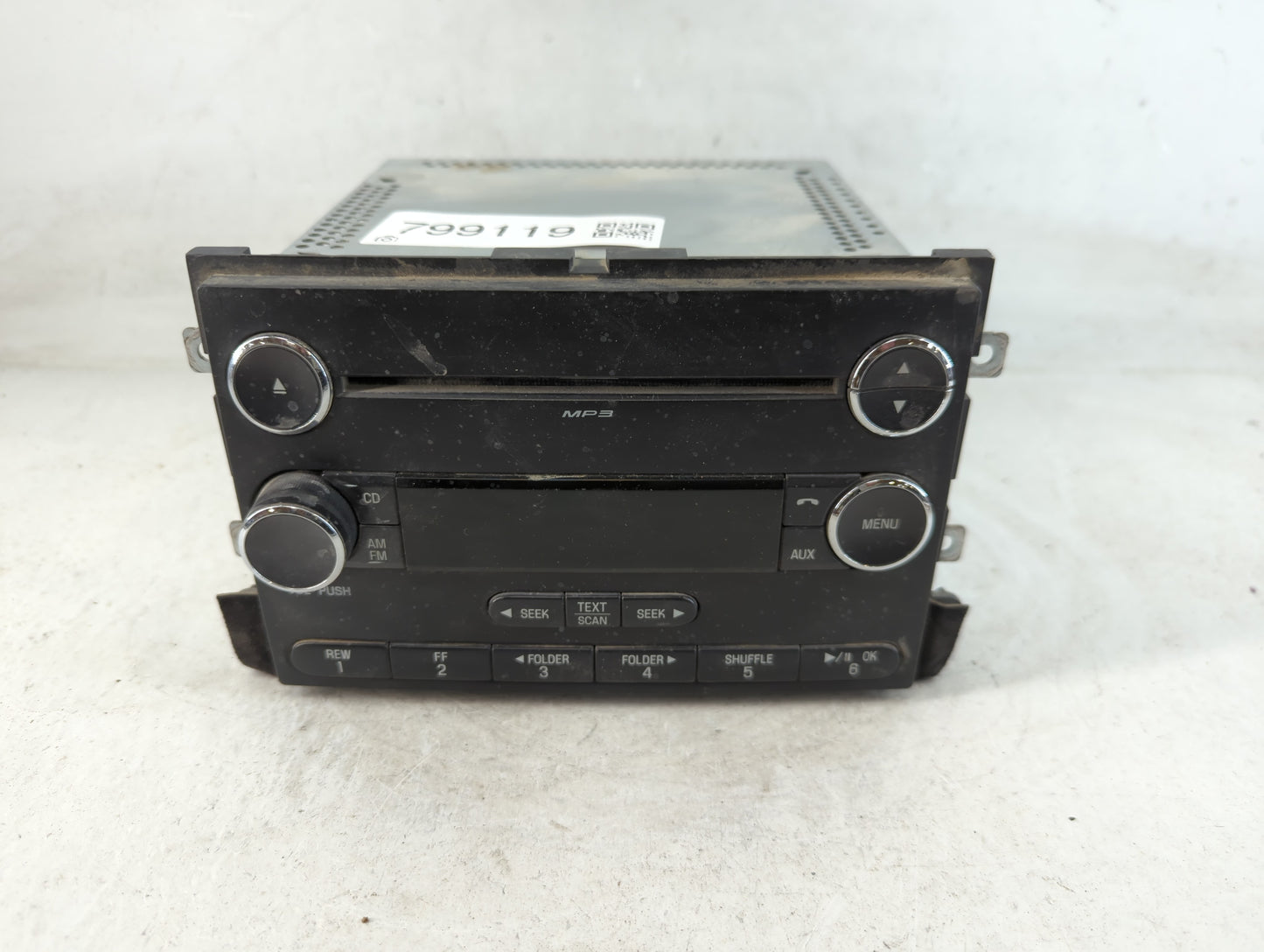2009 Ford Expedition Radio AM FM Cd Player Receiver Replacement P/N:9L1T-18C869-CB Fits OEM Used Auto Parts - Oemusedautopar