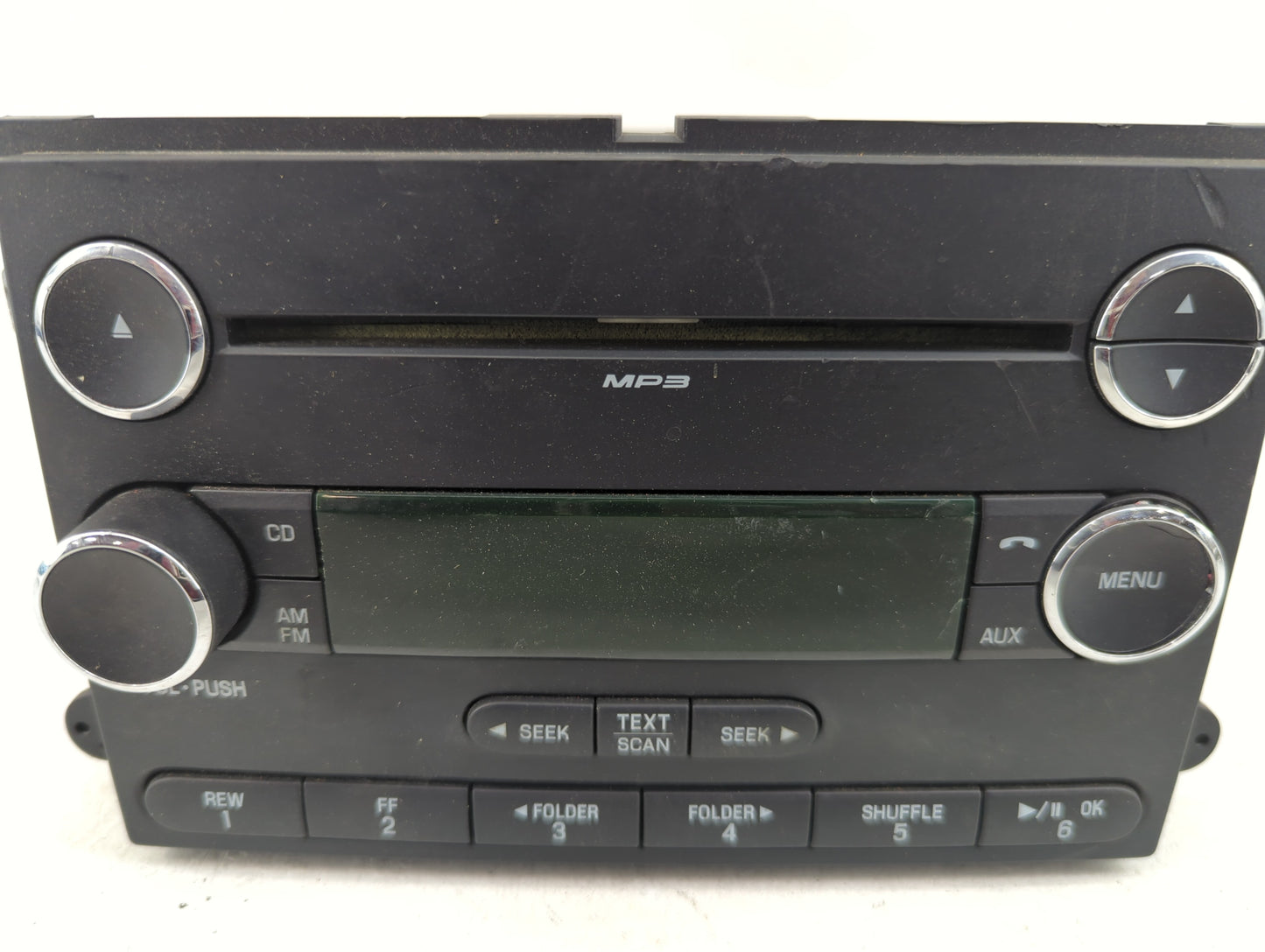 2008-2009 Ford Explorer Radio AM FM Cd Player Receiver Replacement P/N:9L2T-18C869-AB Fits Fits 2008 2009 OEM Used Auto Part