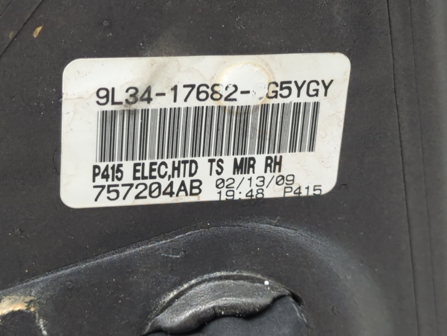 2009-2010 Ford F-150 Passenger Side View Mirror - Right Door Mirror OEM Used - Oemusedautoparts1.com