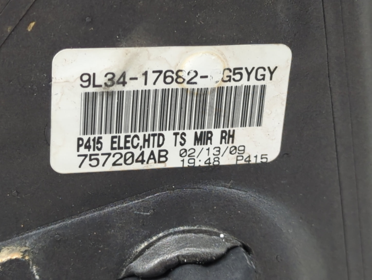 2009-2010 Ford F-150 Passenger Side View Mirror - Right Door Mirror OEM Used - Oemusedautoparts1.com