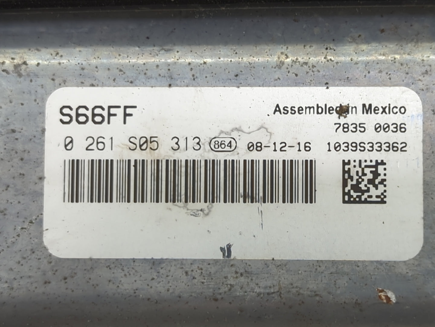 2009 Ford F-150 PCM Engine Control Computer ECU ECM PCU OEM P/N:0261S05313 7835 0036, 1039S33362 Fits OEM Used Auto Parts - 