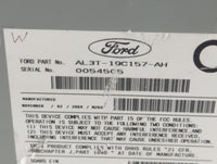 2009-2010 Ford F-150 Radio AM FM Cd Player Receiver Replacement P/N:AL3T-19C157-AH Fits Fits 2009 2010 OEM Used Auto Parts -