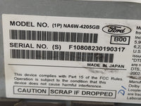 2009-2010 Ford F-250 Super Duty Radio AM FM Cd Player Receiver Replacement Fits Fits 2009 2010 OEM Used Auto Parts - Oemused