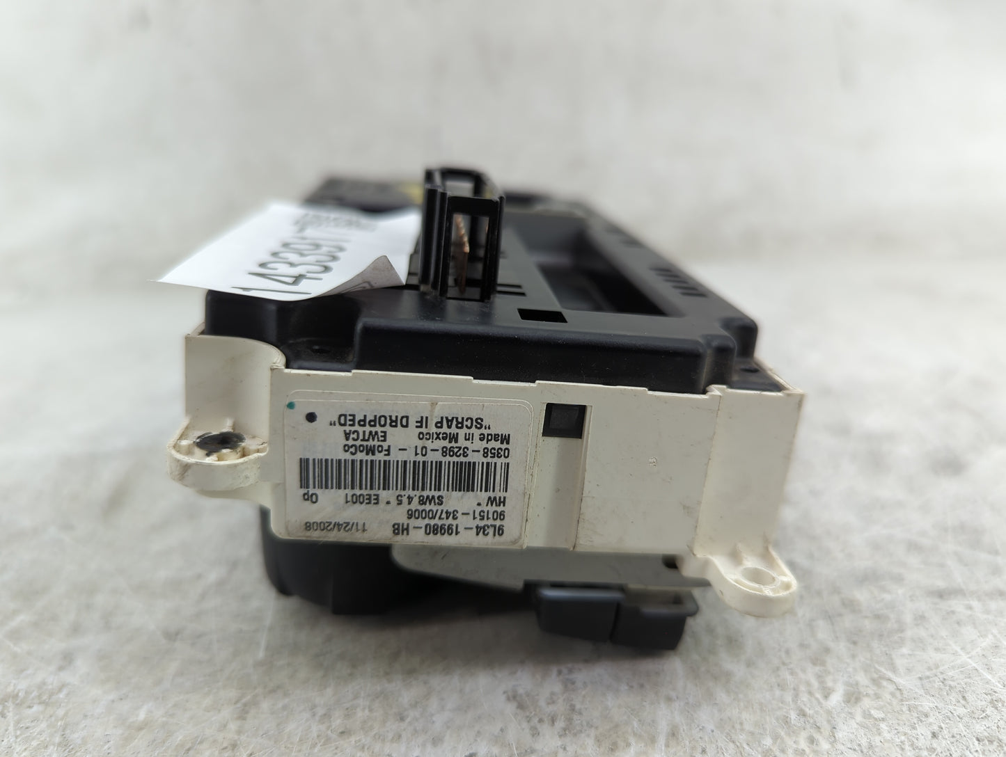 2009 Ford F150 Climate Control Module Temperature AC/Heater Replacement P/N:9L34-19980-HB 0858-3298-01 Fits OEM Used Auto Pa