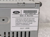 2009 Ford F350sd Radio AM FM Cd Player Receiver Replacement P/N:8C3T-18K810-AB Fits Fits 2008 OEM Used Auto Parts - Oemuseda