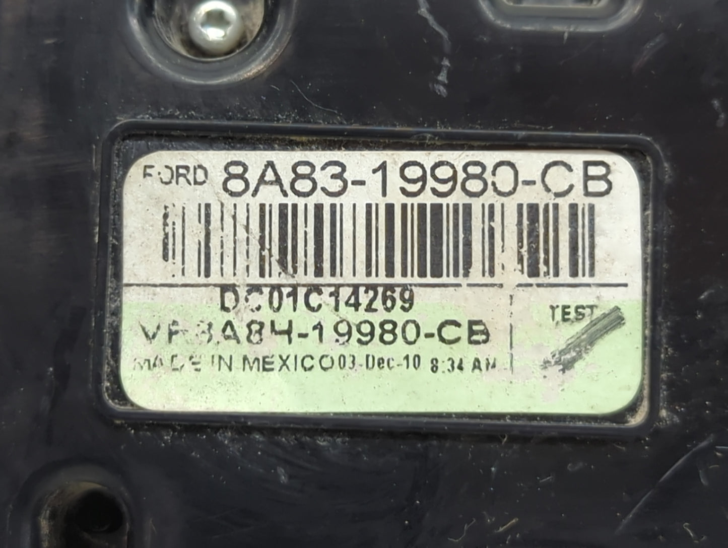 2009-2012 Ford Flex Climate Control Module Temperature AC/Heater Replacement P/N:8A83-19980-CB Fits Fits 2009 2010 2011 2012