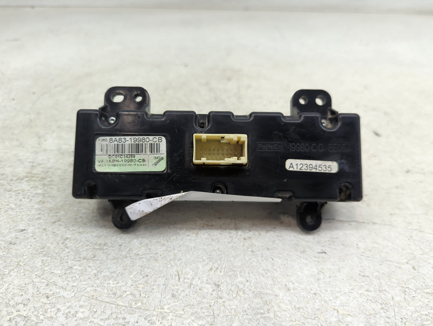 2009-2012 Ford Flex Climate Control Module Temperature AC/Heater Replacement P/N:8A83-19980-CB Fits Fits 2009 2010 2011 2012