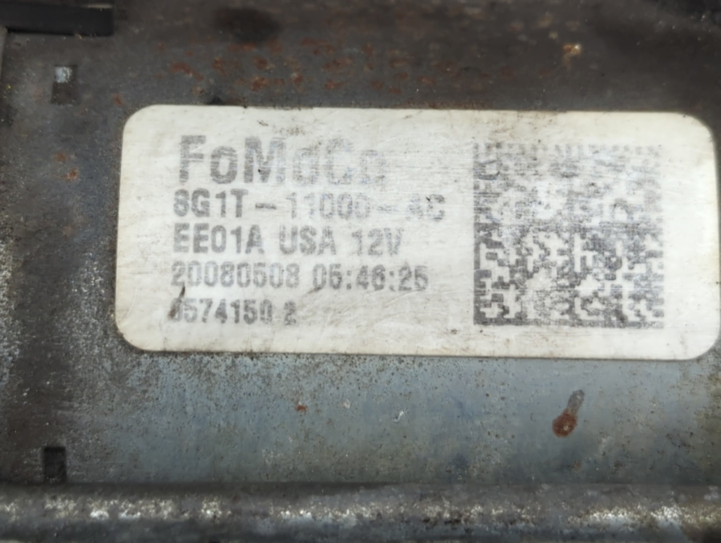 2009-2019 Ford Flex Car Starter Motor Solenoid OEM P/N:8G1T-11000-AC Fits OEM Used Auto Parts - Oemusedautoparts1.com