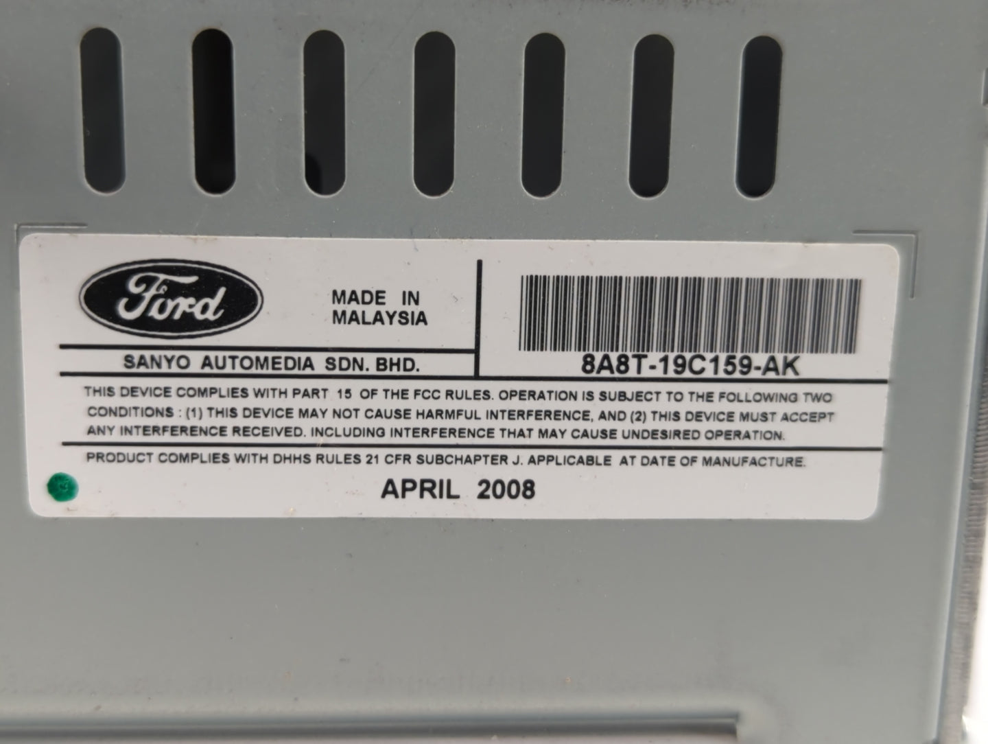2009-2009 Ford Flex Am Fm Cd Player Radio Receiver - Oemusedautoparts1.com