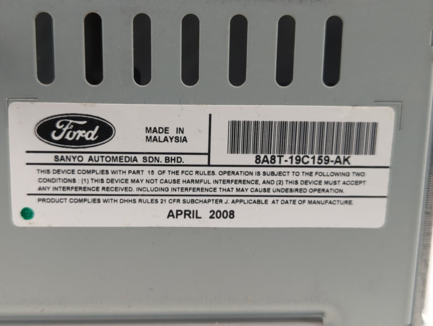 2009-2009 Ford Flex Am Fm Cd Player Radio Receiver - Oemusedautoparts1.com