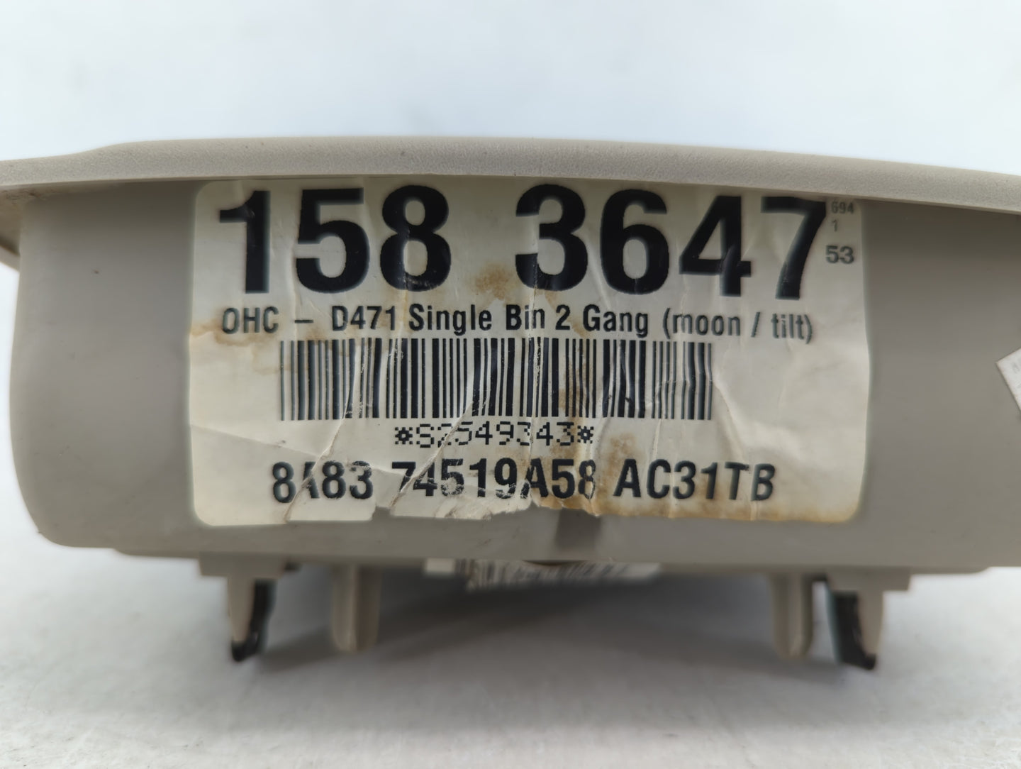 2009-2012 Ford Flex Overhead Roof Console 625920 - Oemusedautoparts1.com