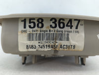2009-2012 Ford Flex Overhead Roof Console 625920 - Oemusedautoparts1.com
