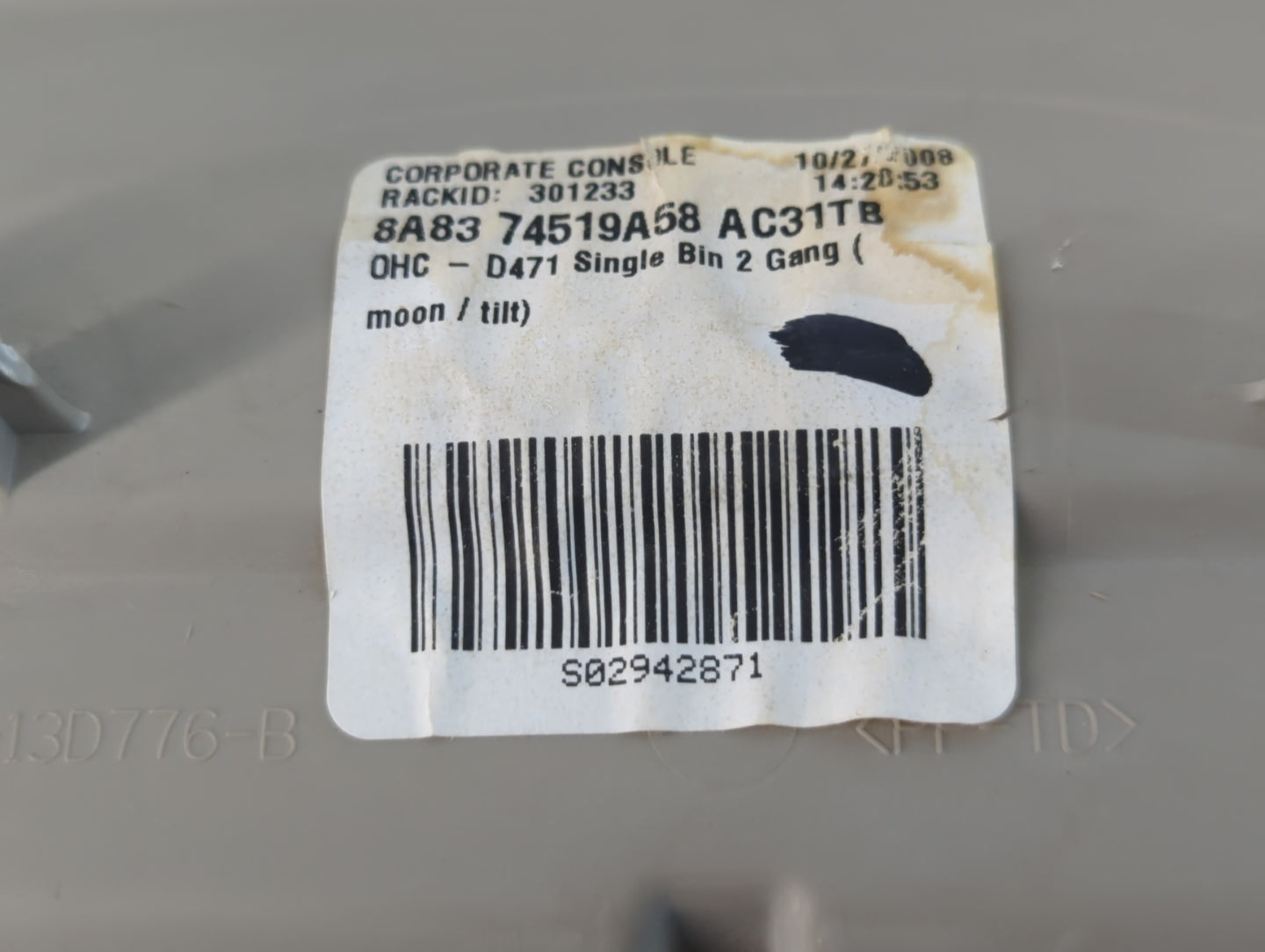 2009-2012 Ford Flex Overhead Roof Console 888778 - Oemusedautoparts1.com