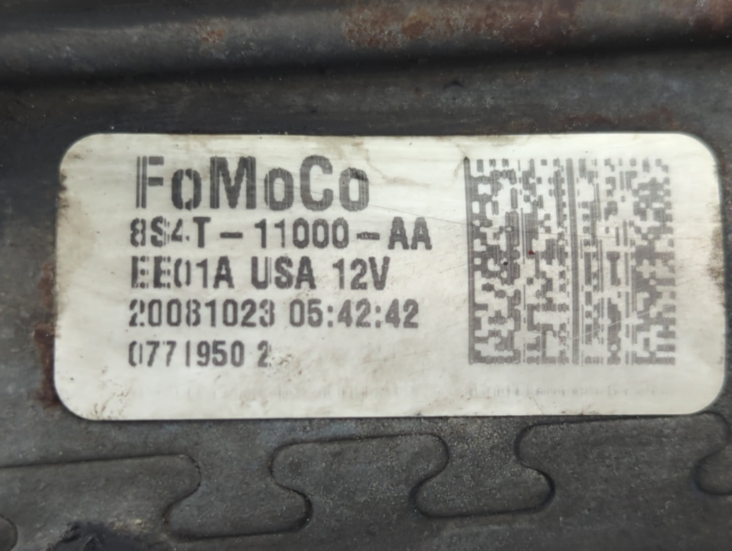 2003-2012 Ford Focus Car Starter Motor Solenoid OEM P/N:8S4T-11000-AA Fits OEM Used Auto Parts - Oemusedautoparts1.com
