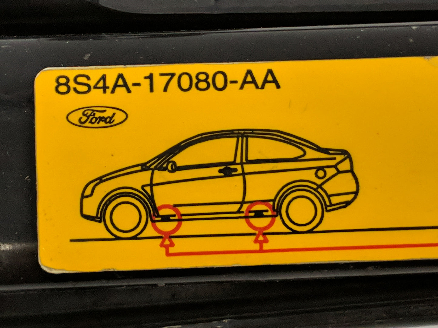 2009 Ford Focus Spare Scissor Car Jack - Oemusedautoparts1.com