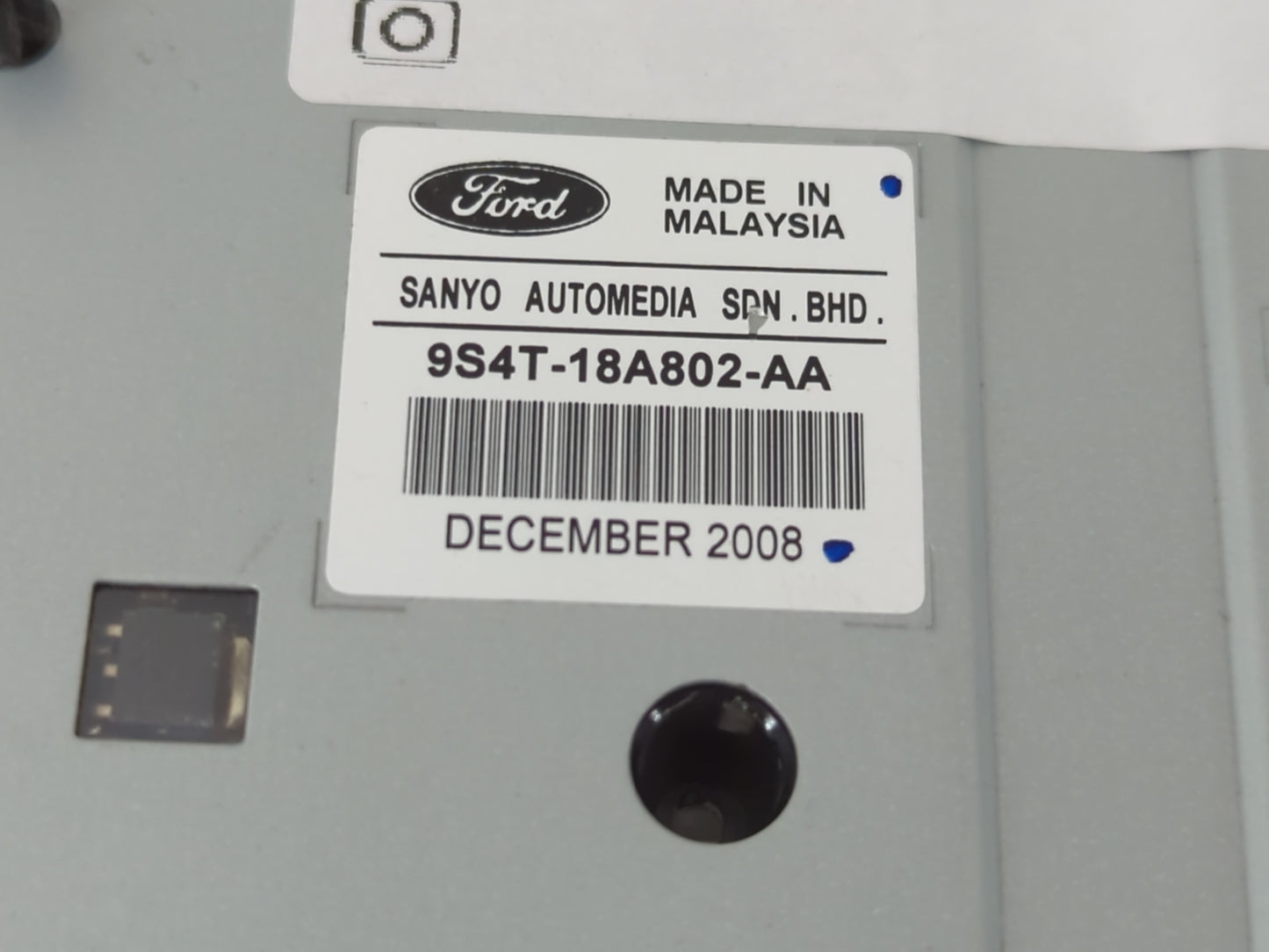 2009-2011 Ford Focus Radio AM FM Cd Player Receiver Replacement P/N:9S4T-18A802-AA Fits Fits 2009 2010 2011 OEM Used Auto Pa