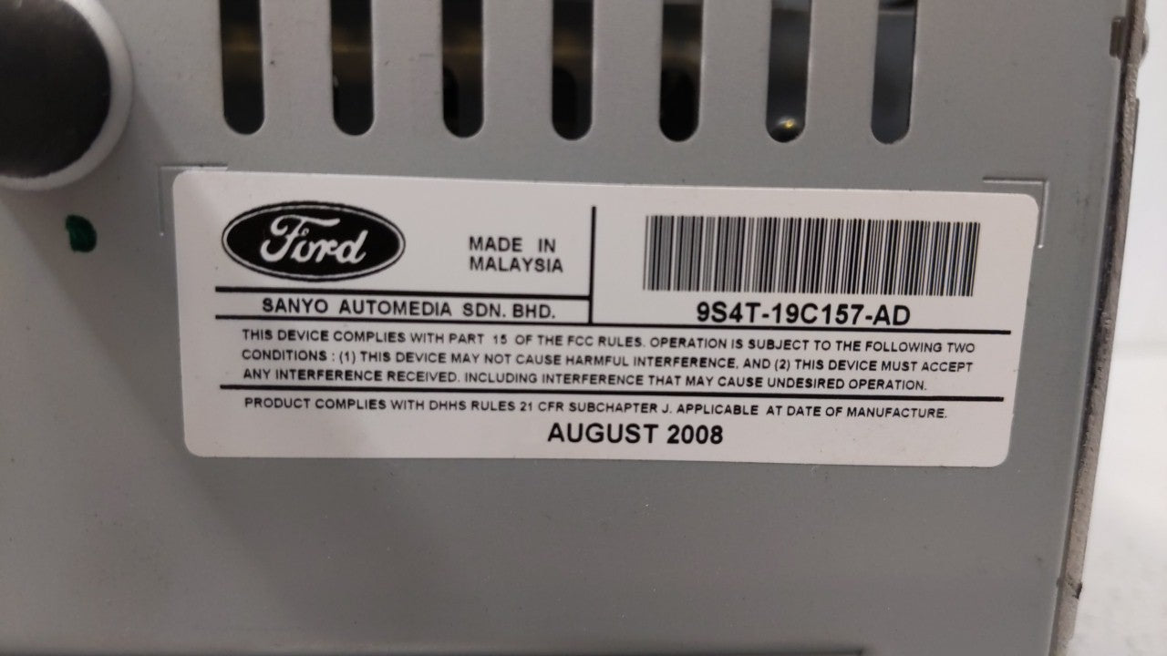 2009-2009 Ford Focus Am Fm Cd Player Radio Receiver - Oemusedautoparts1.com