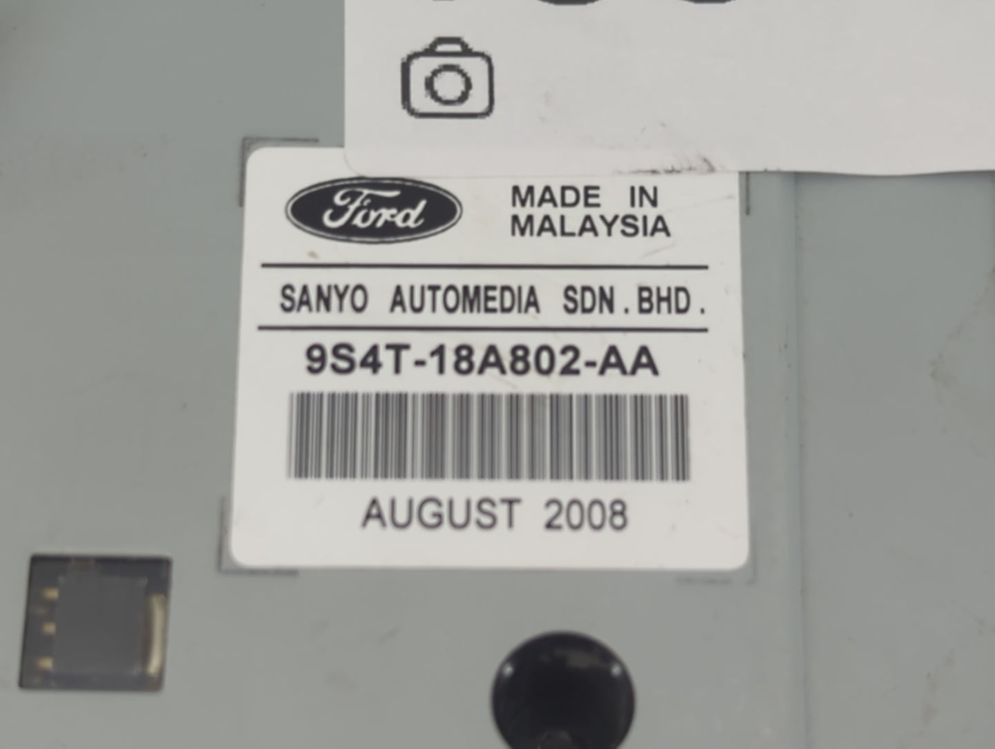 2009 Ford Focus Radio AM FM Cd Player Receiver Replacement P/N:9S4T-18A802-AA Fits OEM Used Auto Parts - Oemusedautoparts1.c