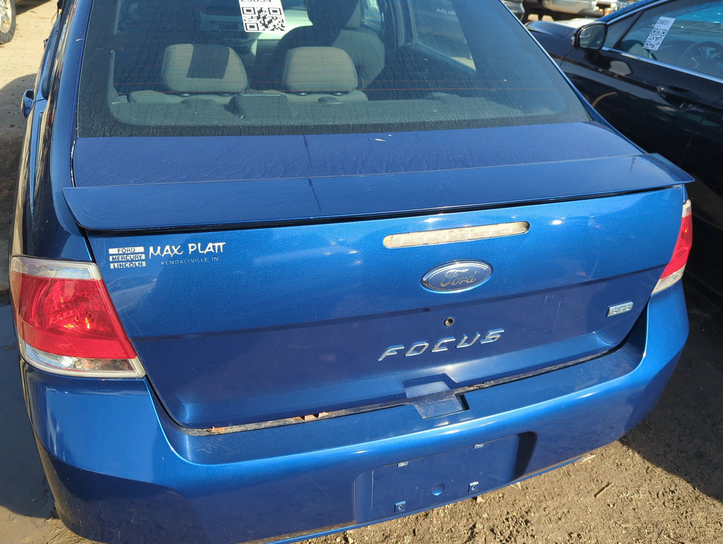 2008-2009 Ford Focus Trunk/decklid/hatch/tailgate Oem 1405202 - Oemusedautoparts1.com