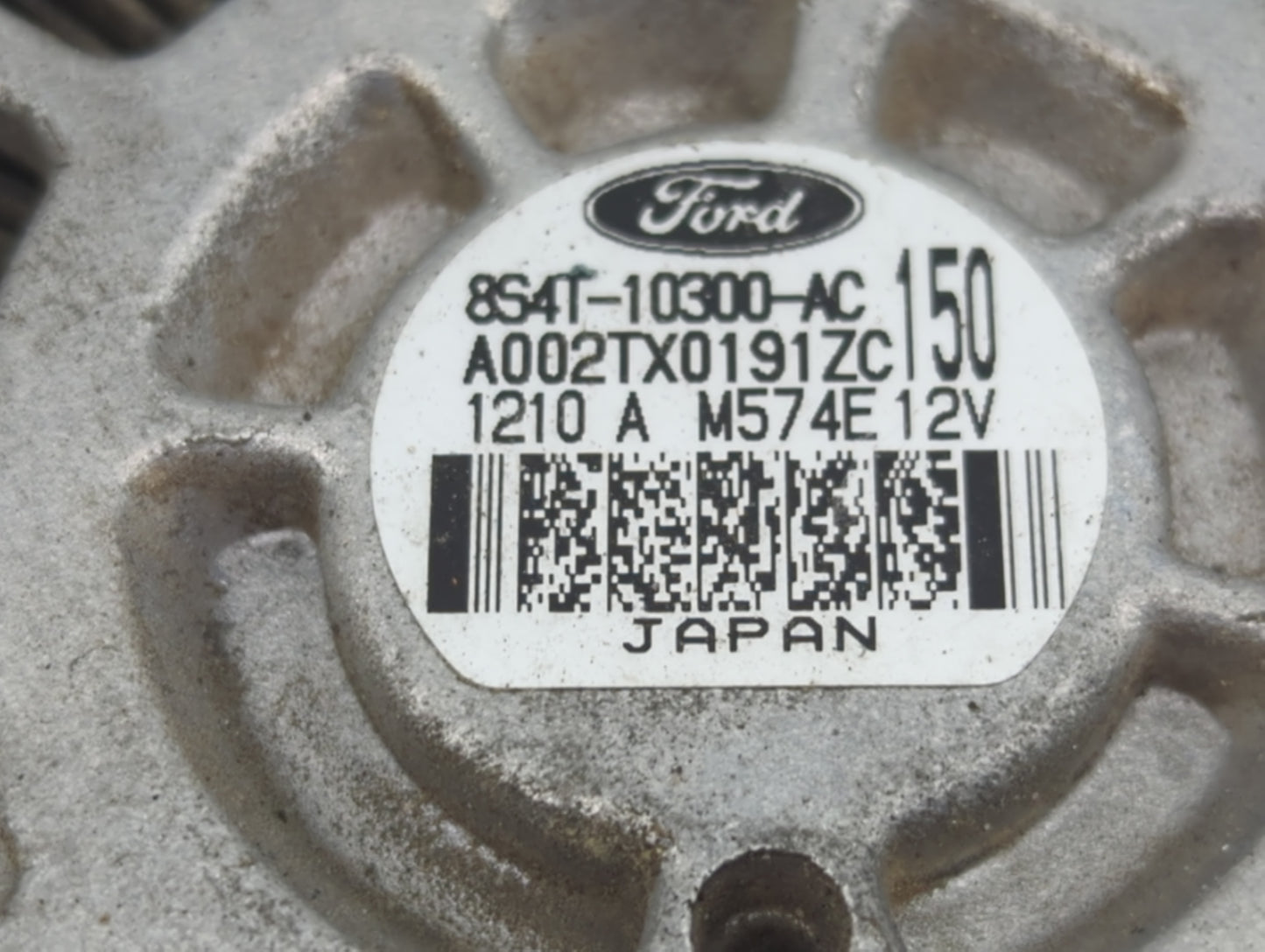 2008-2011 Ford Focus Alternator Replacement Generator Charging Assembly Engine OEM P/N:8S4T-10300-AC Fits OEM Used Auto Part