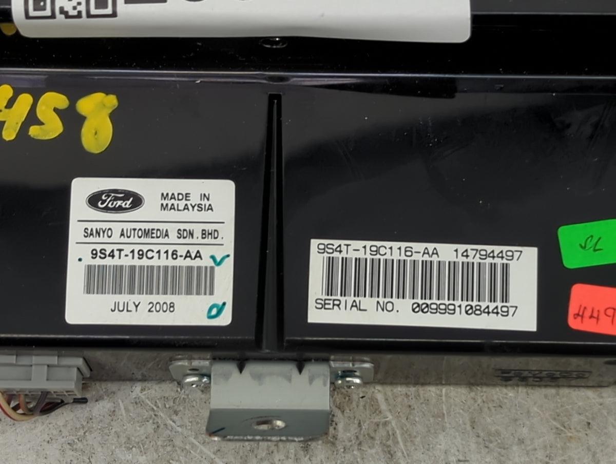 2009 Ford Focus Information Radio Display Screen 1489387 - Oemusedautoparts1.com
