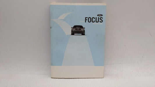 2009 Ford Focus Owners Manual Book Guide OEM Used Auto Parts - Oemusedautoparts1.com