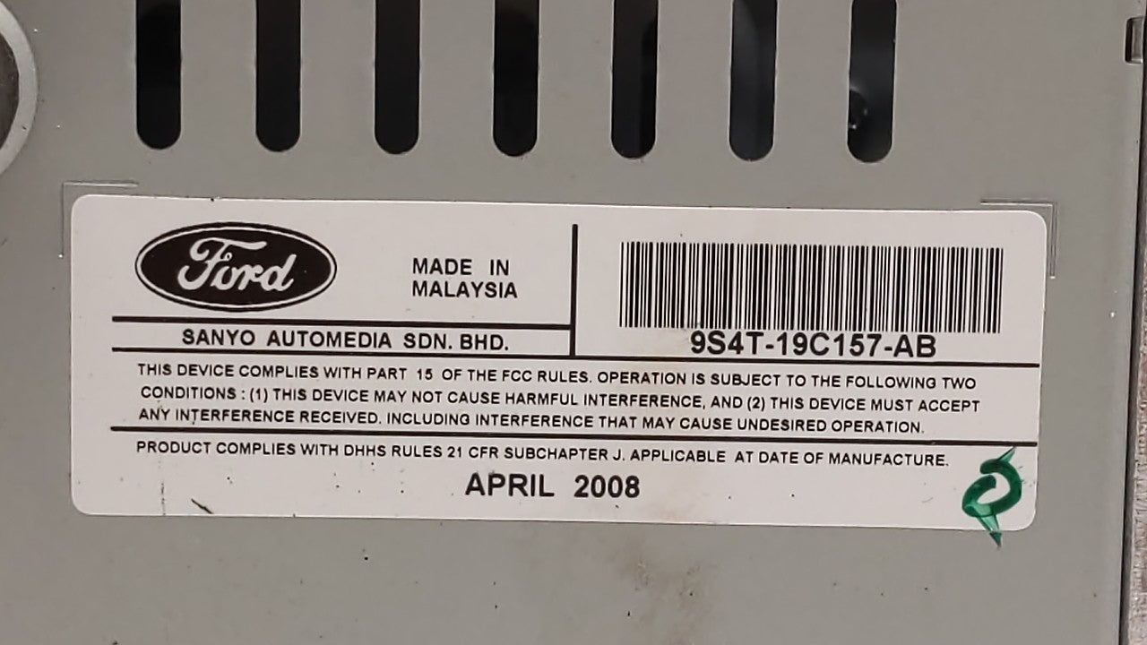 2009 Ford Focus Radio AM FM Cd Player Receiver Replacement P/N:9S4T-19C157-AB 9S4T-19C157-AA, 9S4T-19C157-AC, 9S4T-19C157-AD