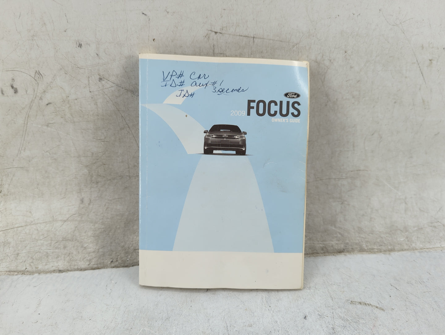 2009 Ford Focus Owners Manual Book Guide P/N:9S4J 19A321 AB OEM Used Auto Parts - Oemusedautoparts1.com